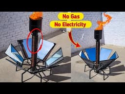 No Gas No Electricity  Unique Invention to Heat Water #diy