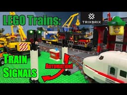 LEGO Trains - Rail Signal MOCs & Train Sheds - TrixBrix 🚆🚦⚡🏹