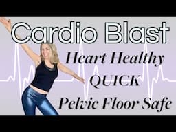 Somatic Stress Release Cardio Blast! Prolapse-friendly quick workout for heart health ❤️