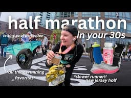 The rollercoaster of running a half marathon *that was TOUGH* 🥵 not my best race