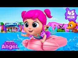 🌊Mermaids Can Do Anything - Summer Special | Little Angel 😇 | Kids Learn! | Nursery Rhymes