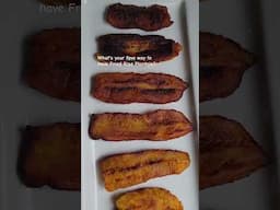 Fried Ripe Plantain #reggae #Jamaicanfood #Caribbeanfood