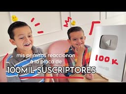 primitos reaccionan a placa de 100mil suscriptores