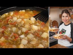 POTATOES WITH GREEN CHILE: Simple & Comforting (Papas con Chile Verde) Viewer Recipe