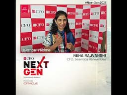 Neha Rajvanshi shares her remarkable insights at the ETCFO NextGen 2025