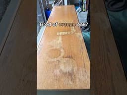 FREE to $875 Makeover! Tired of ORANGE OAK? #diy #furnituremakeover