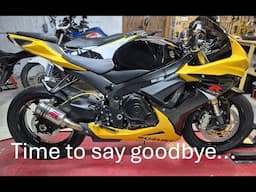 Workshop update and it's time to say goodbye to the GSXR