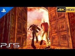(PS5) Uncharted 3 Fire Scape Scene | One the BEST Missions in Uncharted EVER [4K HDR]