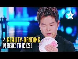 These 4 Magic & Sleight-of-Hand Tricks Defy Reality | Got Talent
