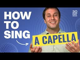 How to sing acapella in TUNE