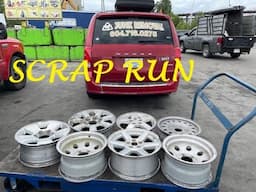 Tire Processing With Scrap Run