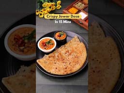 Crispy Healthy Jowar Dosa In 15 minutes