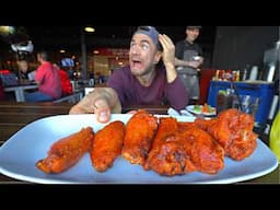 THEY WARNED ME NOT TO TRY THIS DEATHLY HOT WING CHALLENGE | Joel Hansen Raw