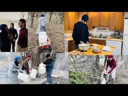 A DAY IN THE LIFE IN WISCONSIN|MUSLIM FAMILY|MAPLE SYRUP RAMADAN 2025