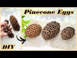 PINECONE EGGS DIY 🥚🪺| Easter crafts