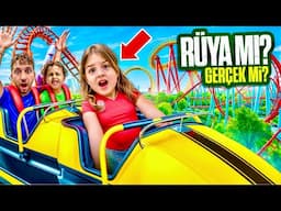KUZEY ELİF 24 SAAT LUNAPARKTA KALDIK !! RÜYA MI GERÇEK Mİ ?? UYAN KUZEY ELİF !!