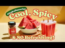 Watermelon Tajín Popsicles 🍉🌶️ | Sweet, Spicy & Perfect for Summer!