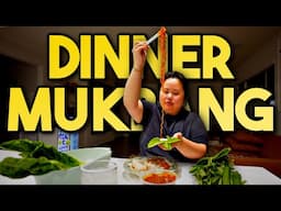 Pork Belly with Spicy Ramen Noodles Mukbang 먹방 Eating Show (Crunchy Wraps Big Bites) Dinner Recipe!