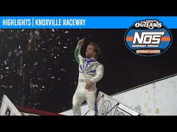 World of Outlaws NOS Energy Drink Sprint Cars | Knoxville Raceway | April 19, 2025 | HIGHLIGHTS