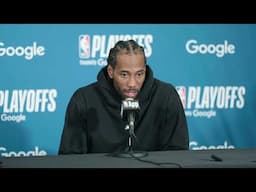 Kawhi Leonard Postgame; Clippers beat the Denver Nuggets in Game 2 of the playoffs