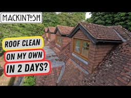 Can I Clean This Old Cottage Roof On My Own, In Just 2 Days!?