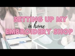 EMBROIDERY SMALL BUSINESS SET UP. MACHINE EMBROIDERY BUSINESS SET UP