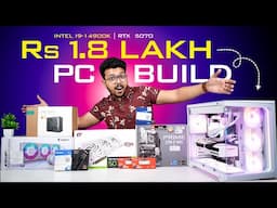 Rs 1.8 Lakh Ultimate  PC Build with Intel Core i9-14900K & RTX 5070 in 2025 🔥