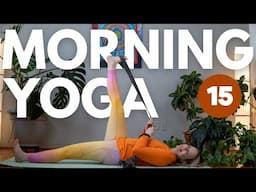 15 Min Morning Yoga STRETCH to Feel CALM All Day | YWM 731