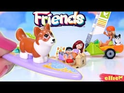 Corgis on surfboards! Lego Friends build & review