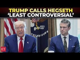 Trump pulls Hegseth’s leg in cabinet meet: ‘Least controversial person’