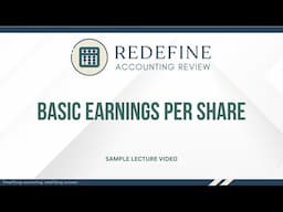 Redefine Accounting Review: Basic Earnings per Share