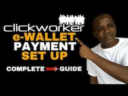 Clickworker eWallet Tutorial: Setup, Verification, & Cash Out (Bank, Crypto, Mobile)