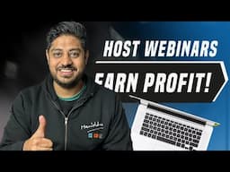 Launch Your paid webinars in 30 Days (No Money Needed!) | Earn money online | FULL GUIDE