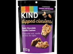 Review: KIND Dipped Clusters (Cashew Dark Chocolate Vanilla)