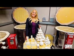 Kiln Loading - Stilting Trees and Ornaments
