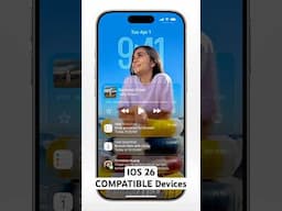IOS 26 Compatible Devices #ips26 #wwdc #wwdc2025