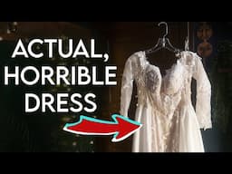 Trying to RESCUE a Bride's FAILED Wedding Dress!