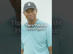 Tiger’s “putt to the picture” advice is worth hearing 🙌