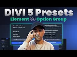 Element Presets & Option Group Presets: The Difference Explained