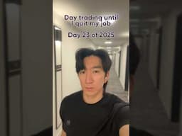 Daytrading until I quit my job day 23 #futures #daytrading #nq #es
