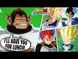 Every Version Of Vegeta Meets His Giant Ape Form In Dragon Ball: Sparking Zero