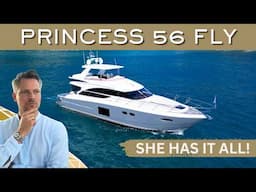 Princess 56 Fly For Sale - VAT Paid - Full Yacht Walkthrough