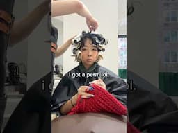 i got a korean digital perm...#perm #koreanperm #digitalperm