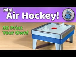 I Tried to 3D Print a Hovercraft… It Became Air Hockey!