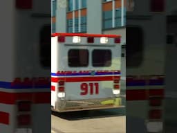 🚑 L'ambulance se précipite pour répondre à un appel d'urgence! 🩻🩺 #voitures #ambulance #animation