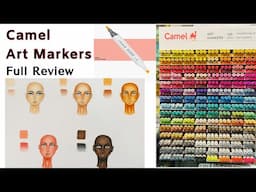 Camel Art Markers | Alcohol Based Waterproof Fast drying Markers | Review + How to Use