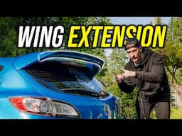 WING LIP EXTENSION For My MAZDASPEED 3 (Paint Matched)