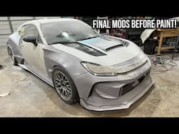 Transforming My BRZ with a Custom Hood Scoop and Seamless Widebody Integration!