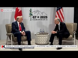 🇺🇸 President Donald Trump Welcomed by PM Mark Carney at G7 Summit in Kananaskis, Alberta, Canada