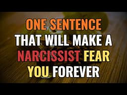 One Sentence That Will Make a Narcissist Fear You Forever | NPD | Narcissism | BehindTheScience